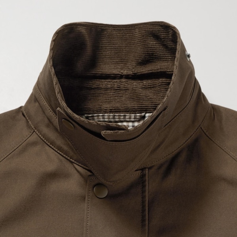 Uniqlo Utility Kort Blouson jackets Herre Brune | XFMDAY-507