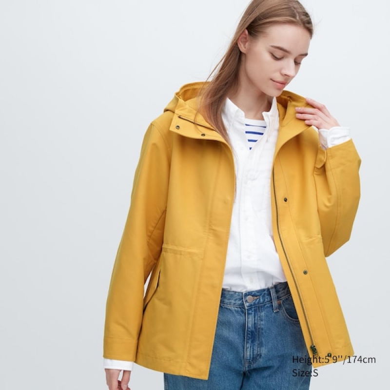 Uniqlo Utility Parka Dame Gul | 1972-DUGKF