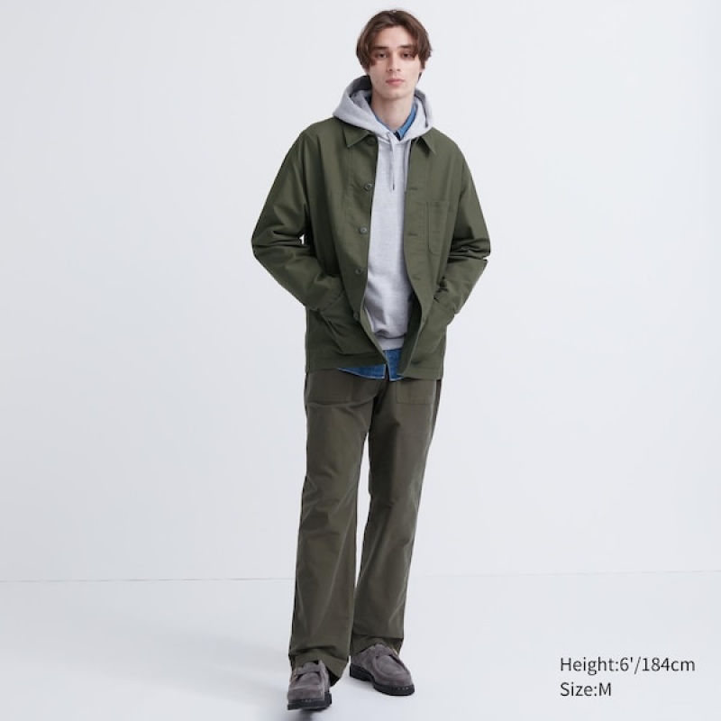 Uniqlo Utility jackets Herre Grøn | OBJZTI-985